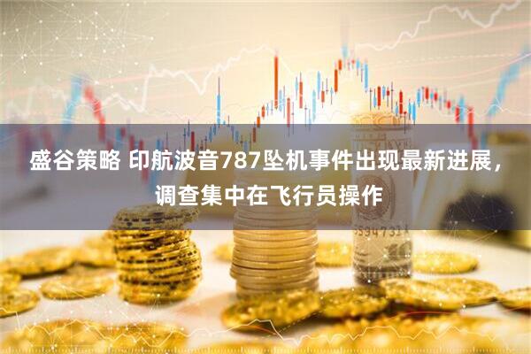 盛谷策略 印航波音787坠机事件出现最新进展， 调查集中在飞行员操作